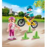 👉 Fiets One Size meerkleurig kinderen Playmobil Special Plus - met en skates 70061 4008789700612