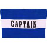 👉 Aanvoerdersband blauw wit polyester m Color-Wit Precision Captain blauw/wit maat 5027535184369