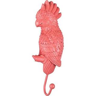 👉 Kapstokhak roze polyresin One Size Color-Roze Present Time kapstokhaak Kaketoe 18 x 5 cm 8714302675225