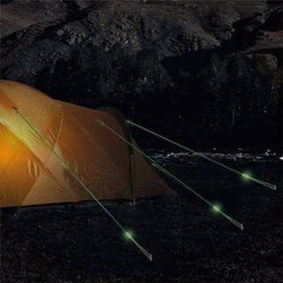 👉 Scheerlijn touwen One Size meerkleurig Fluorescerende scheerlijnen set 8x stuks - Tent/windscherm vastzetten 8720576253946