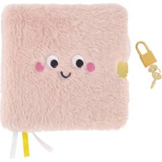 👉 Dagboek HEMA Fluffy Smiley Met Slotje 8720354284476