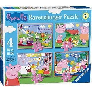 👉 Nijnte One Size meerkleurig kinderen Ravensburger nijntje 4in1box puzzel - 12+16+20+24 stukjes kinderpuzzel 4005556069583