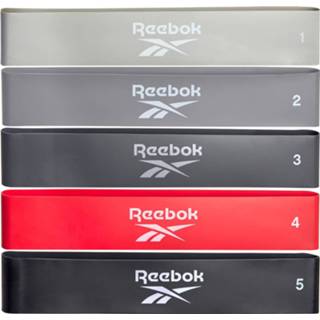 👉 Weerstandsband set meerdere niveaus Color-Grijs Reebok mini weerstandsbanden 5 stuks 885652015387