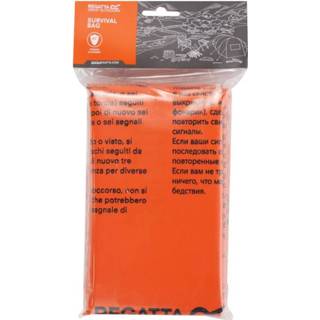 Oranje polyetheen One Size Color-Oranje Regatta survivalzak 200 x 100 cm 5057538950241