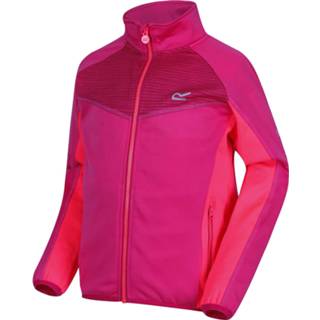 👉 Softshelljack roze polyester Color-Roze meisjes Regatta softshell jack Oberon mt 122-128 5057538690734