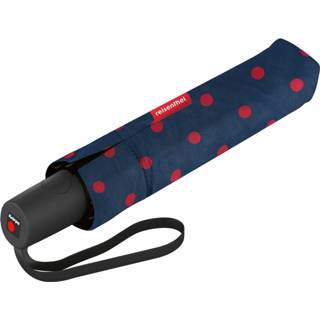 👉 Opvouwbare paraplu rood Reisenthel Umbrella Pocket Duomatic - ø 97 cm Mixed Dots Red 4012013729089