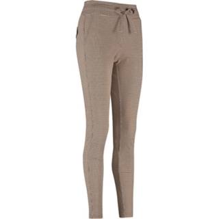 👉 Broek polyamide l vrouwen ecru Studio Anneloes Downup s.check trousers 8719749744954