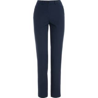 👉 Broek polyester vrouwen blauw Frank Walder Broeken 2013004356231