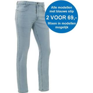 👉 Brams Paris heren jeans lengte 34 stretch julian light blue