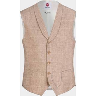 👉 Gilet male beige Club of Gents in met ruit 15.004s3-242340 cg paddy/22 4064107643849
