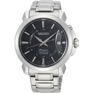 👉 Horloge zilver Seiko SNQ159P1 - Premier Perpetual 4954628227997