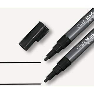 👉 Krijtstift zwart kunststof One Size Color-Zwart Sigel krijtstiften 1-2/1-5 mm afwasbaar 2 stuks 4004360850165