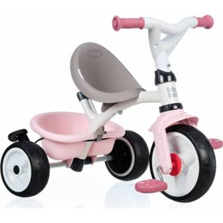 👉 Driewieler roze beige staal One Size Color-Roze kinderen baby's Smoby Kind Baby Balade Plus Junior Roze/Beige 3032167414014