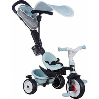 👉 Driewieler blauw grijs staal One Size Color-Blauw kinderen baby's Smoby Kind Baby Driver Plus Junior Blauw/Grijs 3032167415004