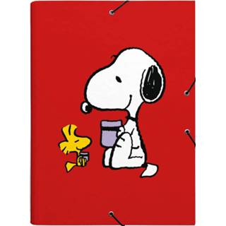👉 Rood wit zwart karton One Size Color-Rood Snoopy elastomap junior A4 34 x 24 cm rood/wit/zwart 8435497254285