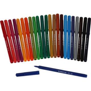 👉 Viltstift fiber kunststof One Size Color-Meerkleurig Staedtler viltstiften 325 Club 1,0 mm 13 cm 24 stuks 4007817015728