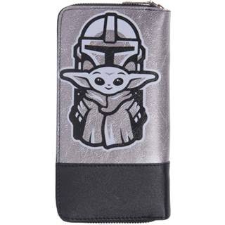 👉 Portemonnee polyurethaan zilver imitatieleer One Size Color-Zilver Star Wars Yoda 19 x 10 cm 8445484023305