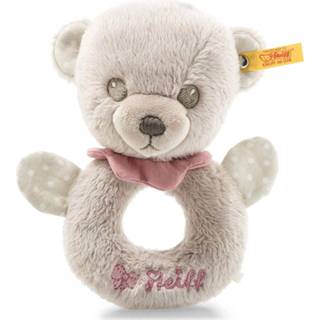 👉 Teddybeer baby's Steiff Hello Baby Lea Grijpring Met Rammelaar In Cadeauverpakking 4001505241611