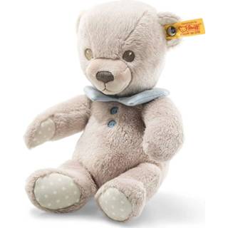 👉 Teddybeer meerkleurig baby's Steiff Hello Baby Levi in cadeauverpakking 4001505241444