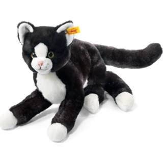 👉 Knuffel zwart wit One Size meerkleurig Steiff bungelende kat Mimmi, zwart/wit 4001505099366