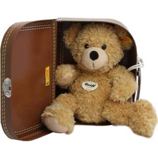 👉 Teddybeer meerkleurig Steiff Fynn in koffer 4001505111471