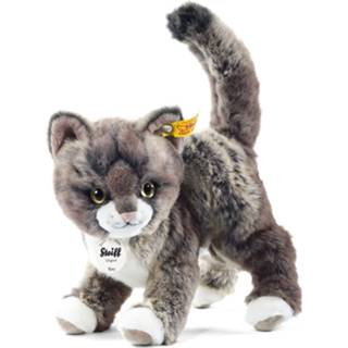 👉 Knuffel grijs beige One Size meerkleurig Steiff kat Kitty, grijs/beige 4001505099335