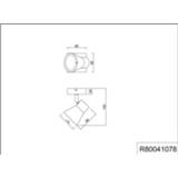 👉 Opbouwspot grijs beton One Size Color-Grijs Trio Antony 8 x 15 cm GU10 3W 4017807352351