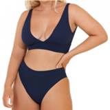 👉 Bikinitop vrouwen beige 3XL blauw digo Maaji - Women's Indigo Blue Paradisus maat 3XL, 7702781330866