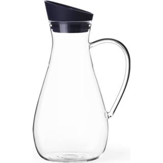 👉 Karaf transparant blauw glas One Size Color-Transparant Viva Infusion 1,5 liter transparant/donkerblauw 5704854410224
