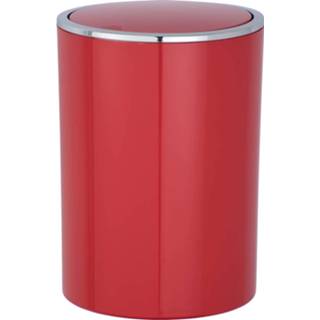 👉 Afvalemmer rood kunststof One Size Color-Rood Wenko Inca 5 liter 18,5 x 25,5 cm ABS 4008838215067