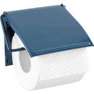 👉 Toile trol houder staal One Size Color-Blauw blauw Wenko toiletrolhouder Cover 13,5 x 12 cm donkerblauw 4008838265109