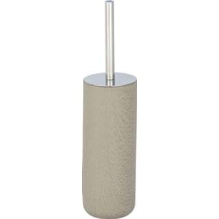 👉 Toiletborstel beton One Size Color-Grijs Wenko en houder Joy 9,5 x 36 cm taupe 4008838248119