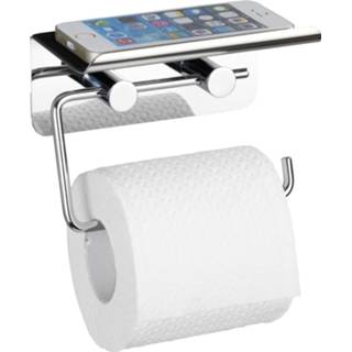 👉 Toiletrol RVS zilver One Size Color-Zilver Wenko toiletrol- en smartphonehouder 7 x 11,5 cm 4008838756126