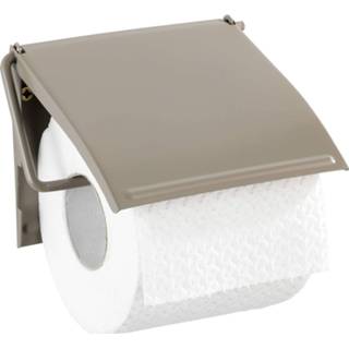 Toiletrolhouder staal Wenko Cover 13,5 X 12 Cm Taupe 4008838270738