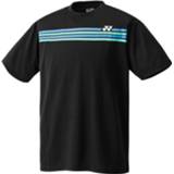 👉 Shirt zwart polyester XXS mannen Yonex tennisshirt Team heren maat 4550086465362