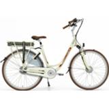👉 Vogue Basic 28 Inch 49 cm Dames 7V Rollerbrake Crème - Elektrische fiets