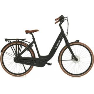 👉 Elektrische stadsfiets zwart aluminium One Size Color-Zwart vrouwen Vogue Mestengo 28 Inch 50 cm Dames 8V Hydraulische schijfrem 8717853994401