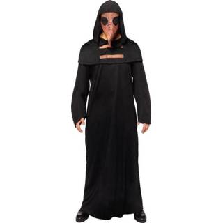 👉 Verkleedpak zwart polyester m Color-Zwart mannen Amscan Plague Doctor heren maat 194099059435