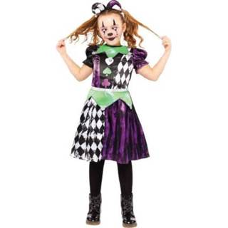 👉 Verkleedpak zwart wit paars polyester Color-Zwart Amscan Jester junior zwart/wit/paars mt 116/128 194099059572