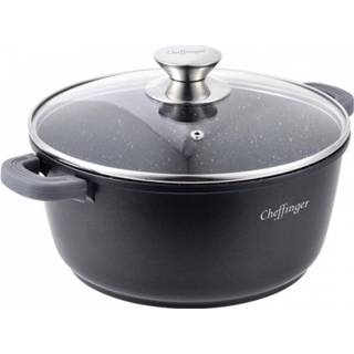 👉 Braadpan gietaluminium zwart Cheffinger 9,3 Liter 32 Cm 6941349583677