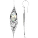 👉 Oorbel zilverkleur zilver vrouwen echt Oorbellen Roman Glass 4006046388733