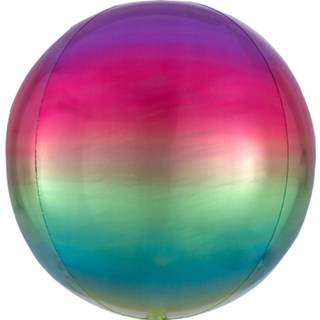 👉 Folieballon multikleur Amscan Ombré 40 Cm Regenboog 26635398503