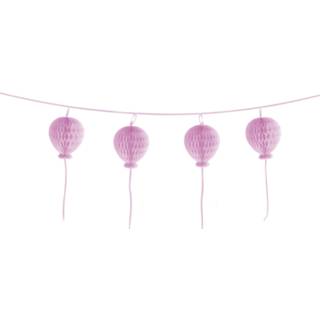 👉 Amscan slinger honingraatballonnen 180 cm papier roze