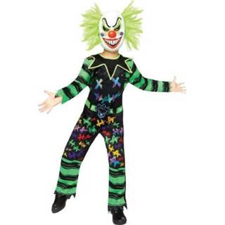 👉 Verkleedpak zwart groen polyester Color-Zwart Amscan Haha Clown junior zwart/groen mt 104/116 194099059497