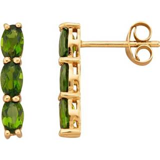 👉 Oorsteker groen zilver vrouwen Oorstekers KLiNGEL 4055708756243
