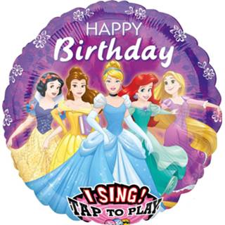 👉 Folieballon paars Amscan Sing-a-tune Disney Princess 71 Cm 26635363365