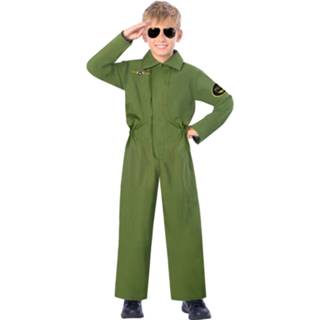 👉 Kinderkostuum groen polyester Color-Groen kinderen Amscan piloot 8-10 jaar 194099008136