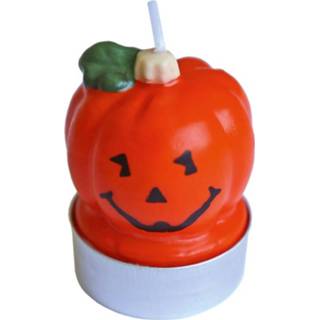 👉 Theelicht wit wax One Size Color-Wit Amscan theelichtjes Halloween pompoen 5,5 cm 3 stuks 194099013093