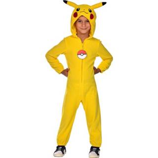 👉 Verkleedpak geel polyester Color-Geel jongens Amscan Pokémon Pikachu mt 3-4 jaar 194099027342