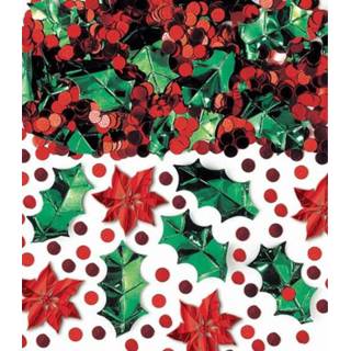 👉 Folie rood groen One Size Color-Rood Amscan confetti Kerst 70 gram 15,2 cm rood/groen 48419663034